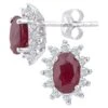 0.25ct Diamond, Ruby Earrings -Tissot || Longines || Omega Shop 0 25ct diamond ruby earrings p58491 106961 image