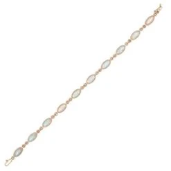9ct R/G C.OPAL BRACELET