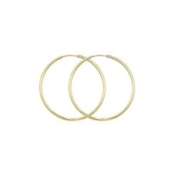 9ct Yellow Gold 27mm Sleepers