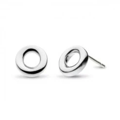 Bevel Cirque 9mm Stud Earrings