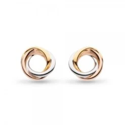 Bevel Trilogy Stud Earrings