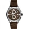 Emporio Armani Chronograph Brown Leather Watch
