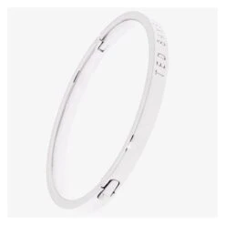 Ted Baker Clemina Silver Finish Hinged Bangle -Tissot || Longines || Omega Shop clemina silver finish hinged bangle p54027 95827 image