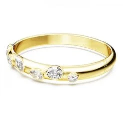 Dextera Bangle, Mixed Cuts, White, Gold-tone -Tissot || Longines || Omega Shop dextera bangle mixed cuts white gold tone p60989 113598 image