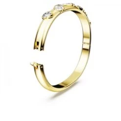 Dextera Bangle, Mixed Cuts, White, Gold-tone -Tissot || Longines || Omega Shop dextera bangle mixed cuts white gold tone p60989 113599 image