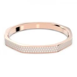 Dextera Bangle, Octagon Shape, Pavé, Large