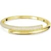 Dextera Bangle, White, Gold-tone Plated, S -Tissot || Longines || Omega Shop dextera bangle white gold tone plated s p61139 113969 image