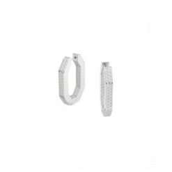 Dextera White Crystal Earrings