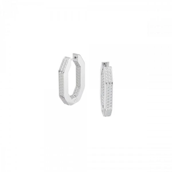 Dextera White Crystal Earrings 3 Dextera White Crystal Earrings