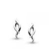 Entwine Twine Rhodium Plated Stud Earrings -Tissot || Longines || Omega Shop entwine twine rhodium plated stud earrings p52510 92984 image