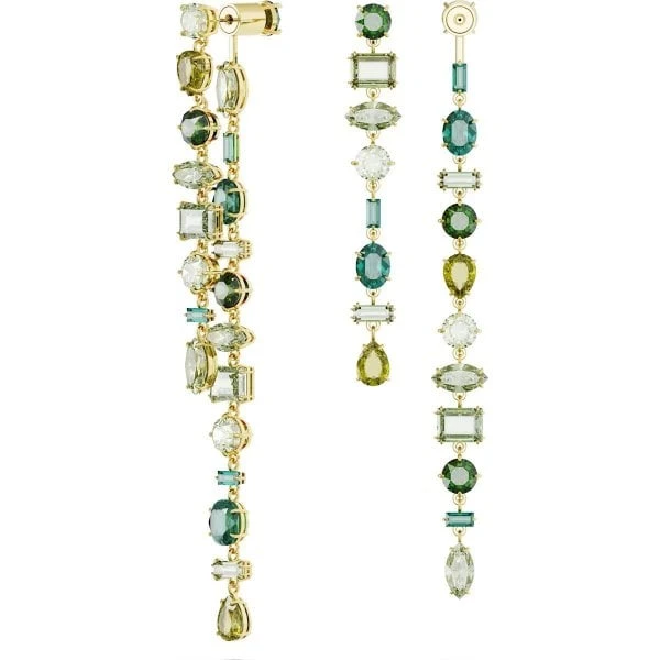 Gema Drop Earrings, Asymmetrical Design, Mixed Cut 3 Gema Drop Earrings, Asymmetrical Design, Mixed Cut