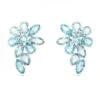 Gema Drop Earrings, Mixed Cuts, Flower, Blue -Tissot || Longines || Omega Shop gema drop earrings mixed cuts flower blue p61629 115063 image