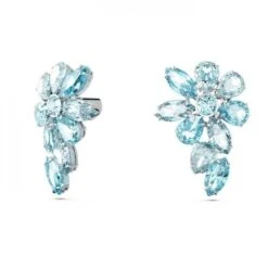 Gema Drop Earrings, Mixed Cuts, Flower, Blue -Tissot || Longines || Omega Shop gema drop earrings mixed cuts flower blue p61629 115072 image