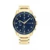 Gents Chronograph Bracelet Strap Watch - Gold/Blue 1 Gents Chronograph Bracelet Strap Watch - Gold/Blue -Tissot || Longines || Omega Shop gents chronograph bracelet strap watch gold blue p51721 89524 image