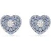 Hyperbola Stud Earrings, Heart, Blue, Rhodium -Tissot || Longines || Omega Shop hyperbola stud earrings heart blue rhodium p63203 118329 image