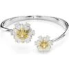 Idyllia Bangle, Flower, Yellow, Rhodium, Medium -Tissot || Longines || Omega Shop idyllia bangle flower yellow rhodium medium p63104 118151 image