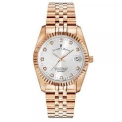 Inspiration 36mm Rose Gold & Silver Dial Ladies