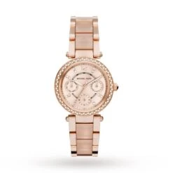 Michael Kors Ladies Rose Gold Mini Parker