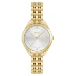 Boss Ladies Yellow Gold Plated Watch