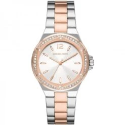 Michael Kors Lennox Pavé Two-Tone Watch