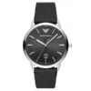 Emporio Armani Men's Date Leather Strap Watch -Tissot || Longines || Omega Shop mens date leather strap watch p51471 88398 image