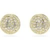 Meteora Stud Earrings, White, Gold-tone Plated -Tissot || Longines || Omega Shop meteora stud earrings white gold tone plated p63084 118131 image