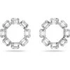 Millenia Hoop Earrings, Circle, Octagon Cut, White 1 Millenia Hoop Earrings, Circle, Octagon Cut, White -Tissot || Longines || Omega Shop millenia hoop earrings circle octagon cut white p56388 100512 image