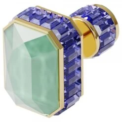 Orbita Earring, Single, Octagon Cut Crystal, Multi