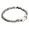 Oxidised Sterling Silver Bracelet - 22cm Twist -Tissot || Longines || Omega Shop oxidised sterling silver bracelet 22cm twist p54393 96384 image