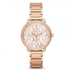 Michael Kors Portia Rose Gold Tone Ladies Watch