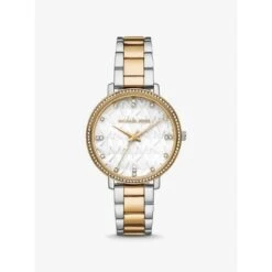 Michael Kors Pyper Two-Tone Logo Watch