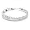 Rota Bangle, Mixed Cuts, White, Rhodium, Small -Tissot || Longines || Omega Shop rota bangle mixed cuts white rhodium small p60706 112947 image