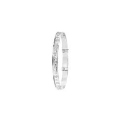Silver Babies Diamond Cut Expandanble Bangle