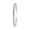 Silver Ladies Round Diamond Cut Bangle -Tissot || Longines || Omega Shop silver ladies round diamond cut bangle p48922 81489 image