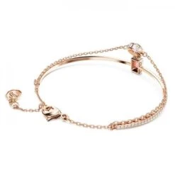 Stilla Bangle, Mixed Cuts, Pink, Rose Gold-tone -Tissot || Longines || Omega Shop stilla bangle mixed cuts pink rose gold tone p61023 113710 image