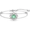 Sunshine Bracelet, Green, Rhodium Plated Size M -Tissot || Longines || Omega Shop sunshine bracelet green rhodium plated size m p56649 101531 image