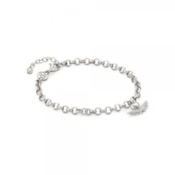 Sweetrock Romance Silver Winged Heart Bracelet