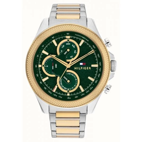Tommy Hilfiger Men's Clark (46mm) Green Dial 3 Tommy Hilfiger Men's Clark (46mm) Green Dial