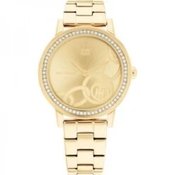 Women's Maya Gold Tone Steel Bracelet Wristwatch